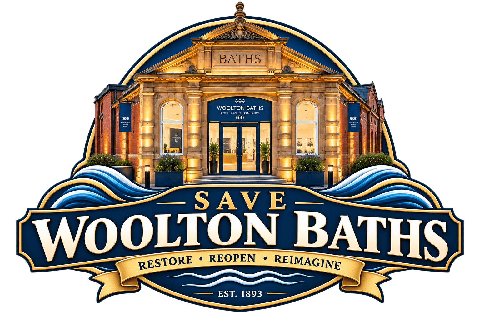Save Woolton Baths logo